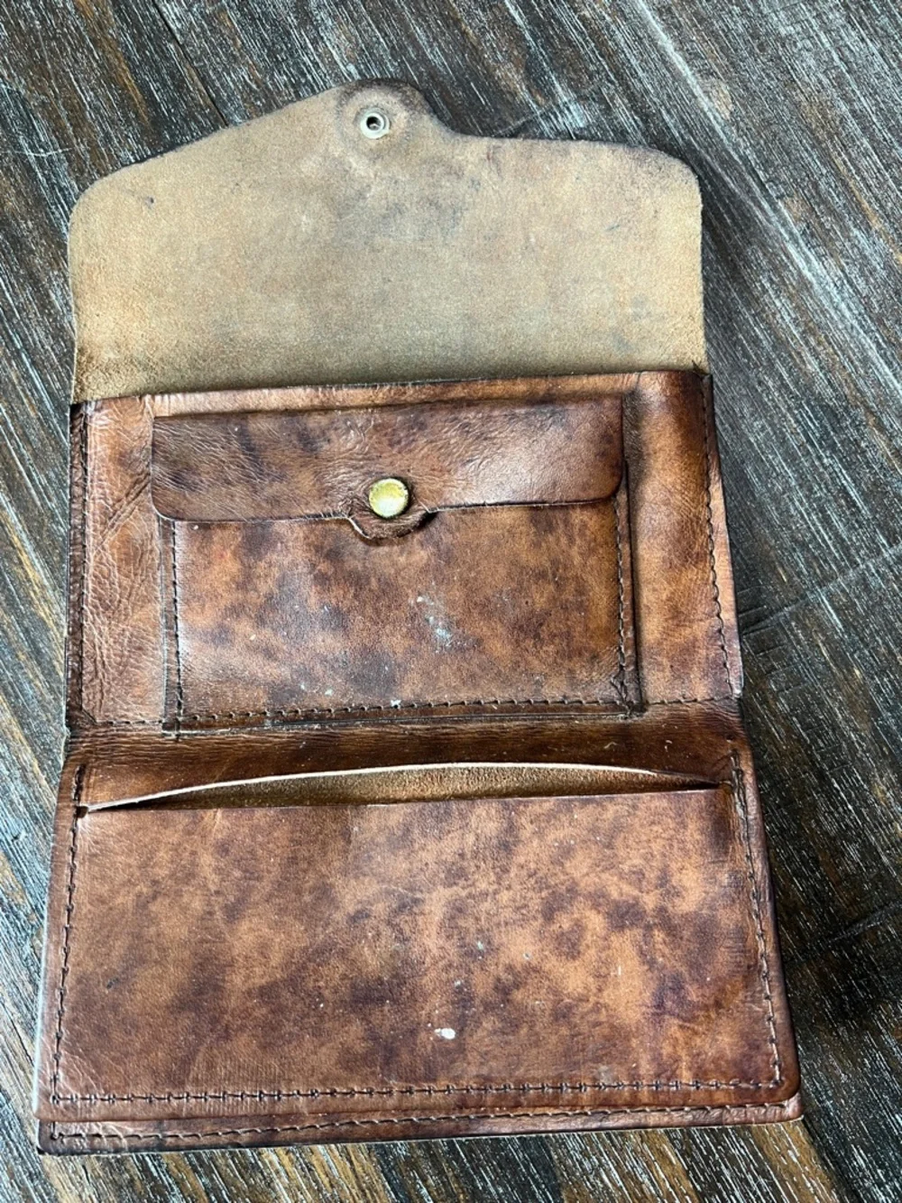 Vintage Nickel Indian Head Leather Belt and Wallet.